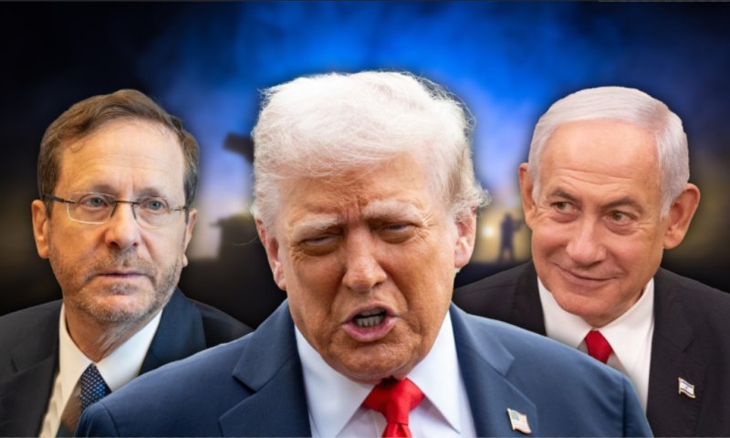 טראמפ במתקפה בוטה על הרצוג: "הוא חרפה, הבטיח לי חנינה לביבי"