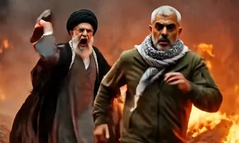 תיעוד מהגיהינום: חמינאי רודף אחרי סינוואר, נסראללה צופה מהצד