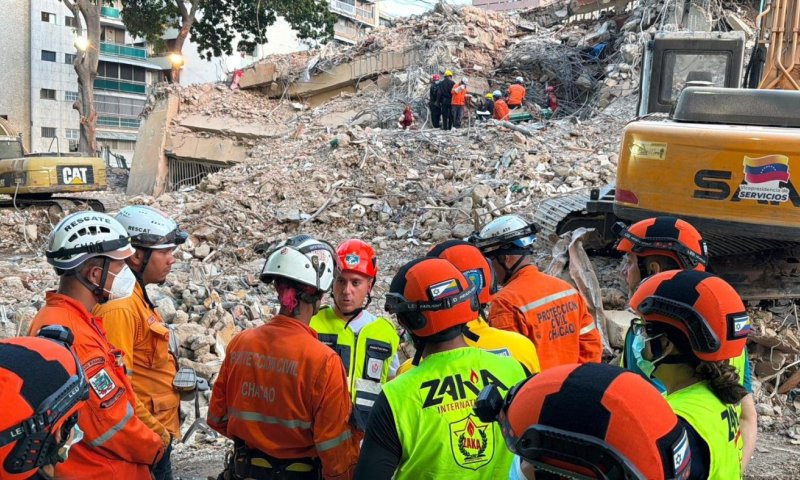 הסיוע הישראלי בוונצואלה: "אנחנו כאן כדי לעזור, אין פוליטיקה"
