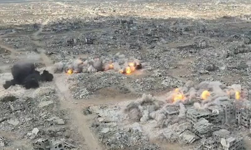 תיעוד: צה"ל ושב"כ חיסלו 11 מחבלים בתוואי תת-קרקעי בבית חאנון