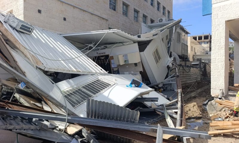 קריסת מבנה בגן ילדים בבית שמש: ארבע ילדות נפצעו, אחת בינוני 