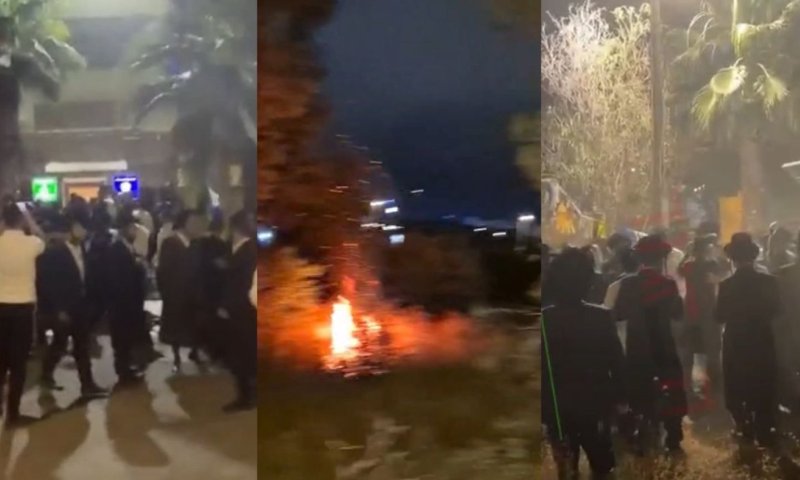 לילה דרמטי בבית שמש: עריק נעצר, עשרות הצליחו לפרוץ לתחנת המשטרה