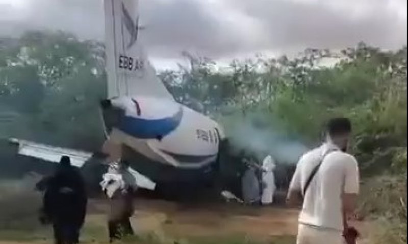 קניה: מטוס התרסק במהלך נחיתה; הנוסעים ניצלו בנס