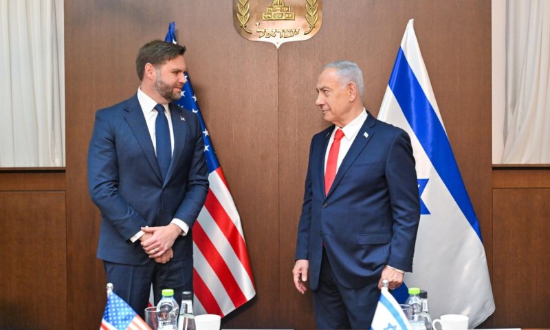 ביקורו של ג'יי די ואנס בישראל ישתק את התנועה במרכז ובירושלים