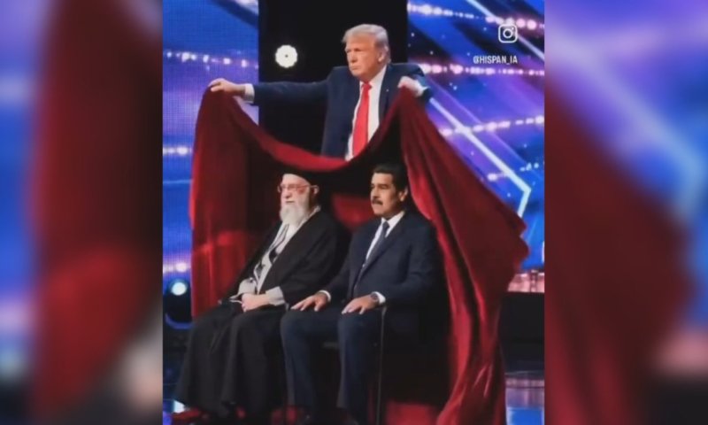 חאבייר מיילי שיתף סרטון AI: טראמפ &ldquo;מעלים&rdquo; מנהיגים בלחיצת יד