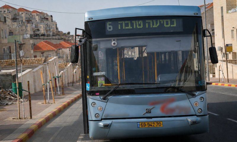 במהלך נסיעה באוטובוס: בן 18 פגע בילד - ונעצר 