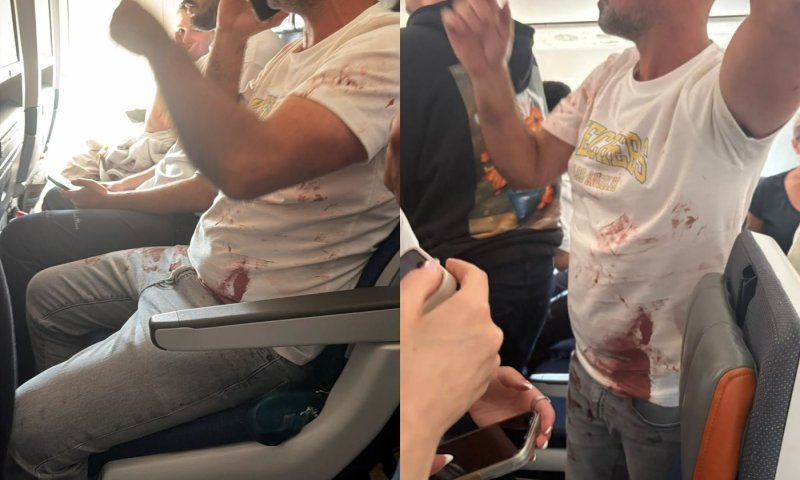 "היינו בטוחים שזה הסוף": נוסעים ישראלים השתלטו על הטייס שדקר את חברו וניסה להתאבד