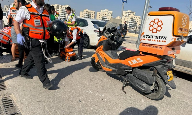  בעיר החרדית: ילד נפצע באורח בינוני עד קשה בתאונת דרכים