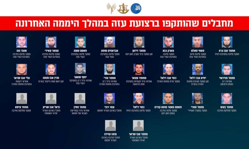 אלו המחבלים שחוסלו ברצועה ביממה האחרונה