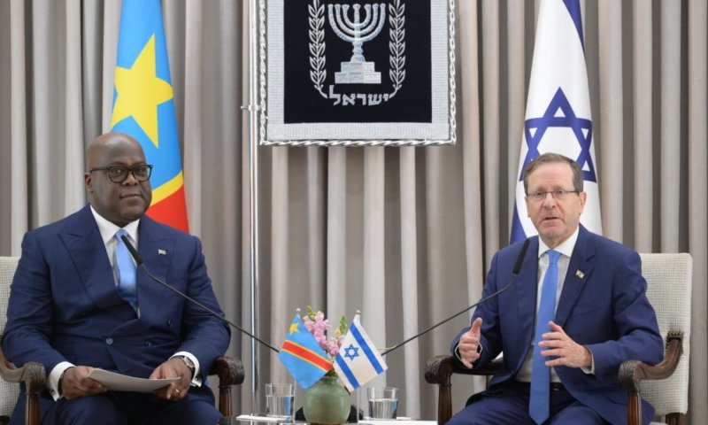 הרצוג אירח את נשיא קונגו: "היחסים עם אפריקה בעלי חשיבות מרכזית"