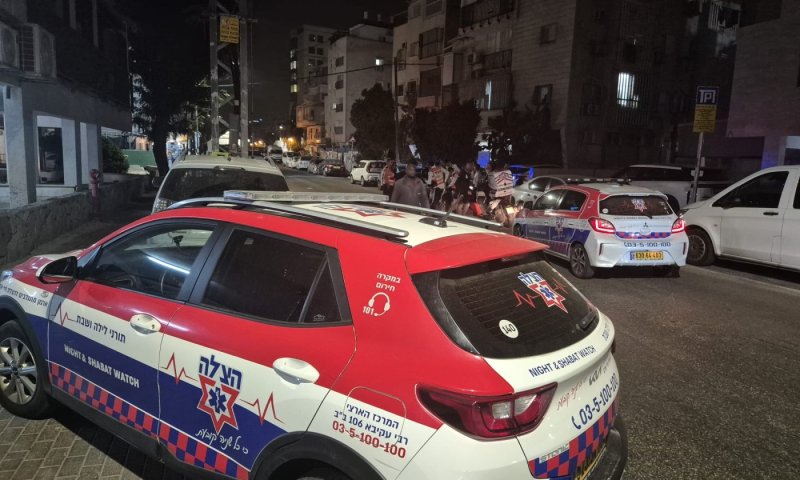 רוכב אופנוע בן 22 נפצע בינוני לאחר שהחליק בבני ברק