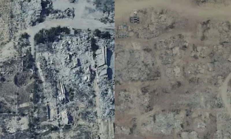 תצלומי הלוויין המעודכנים של גוגל מפות חושפים את ההרס המוחלט בעזה
