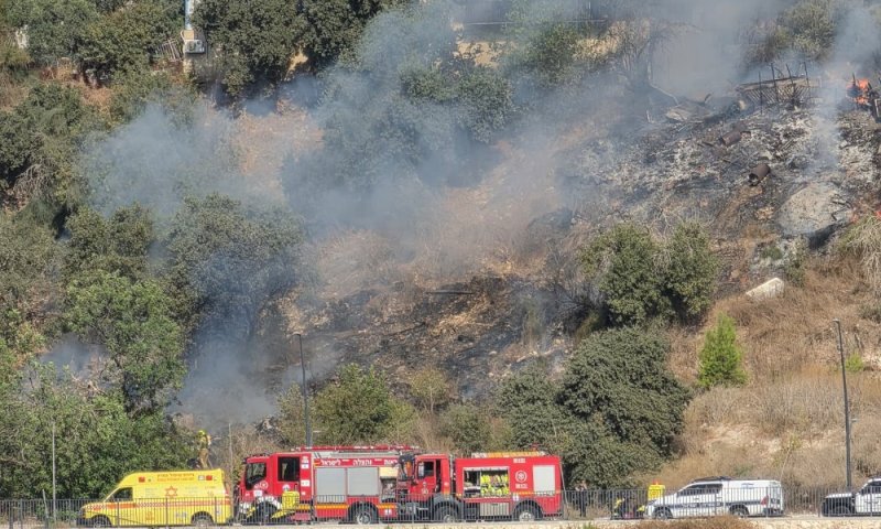 מטוס ריסוס התרסק סמוך לכפר קרע: פצוע חולץ מחוסר הכרה