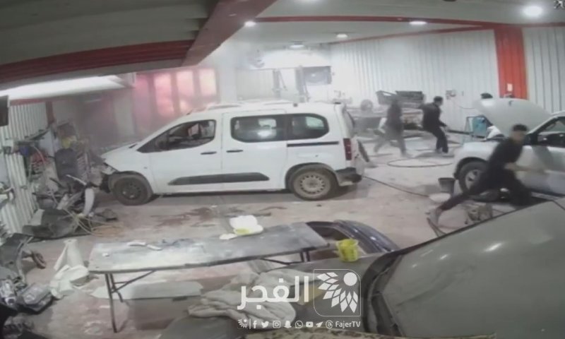 תיעוד דרמטי: פועל ניצל מפיצוץ שניות לאחר שיצא מהחדר