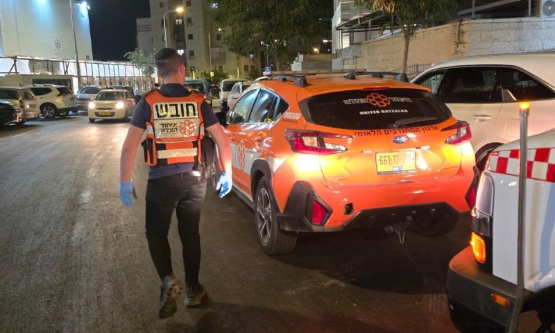 פעוט בן שנתיים פונה במצב בינוני לחדר הטראומה בבית החולים