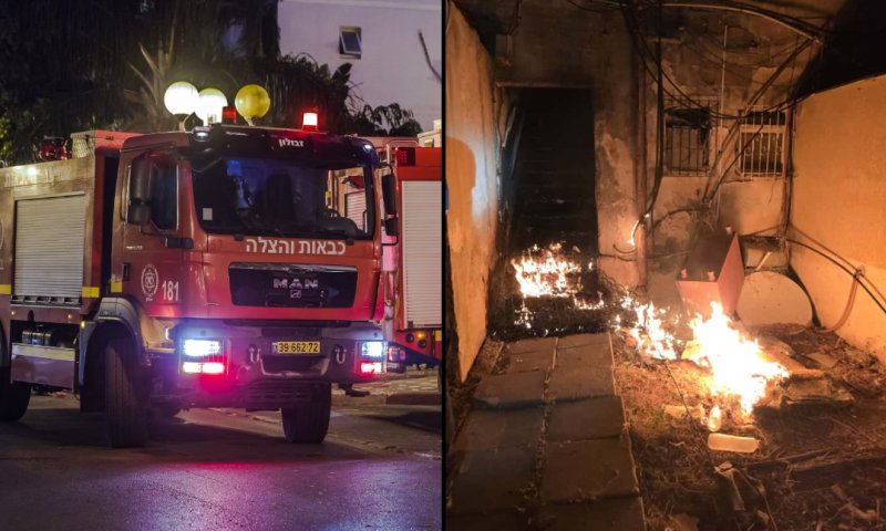 השריפה בבאר שבע: כ-15 לכודים חולצו בהם תינוקות וילדים