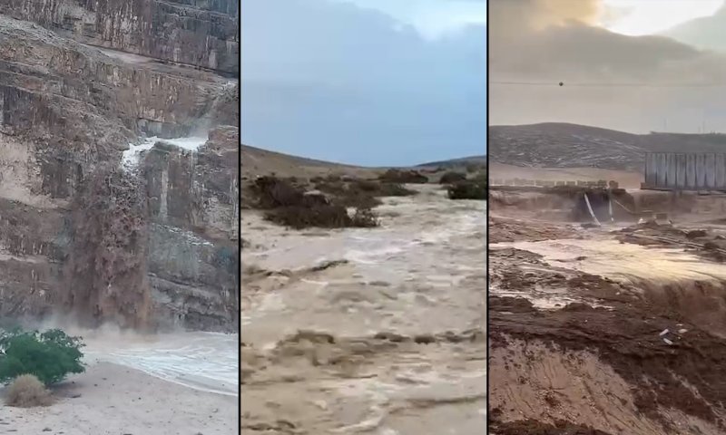 זרימות חריגות בנחלי הדרום וגדר ההפרדה קרסה: כוחות ההצלה פעלו בעשרות אירועי חילוץ