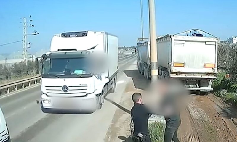 תקף באכזריות את נהג המשאית ונעצר על המקום