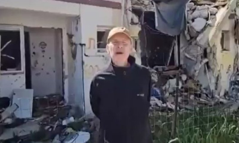 טראמפ פרסם את הסרטון של קית' סיגל פונה אליו על רקע חורבות כפר עזה