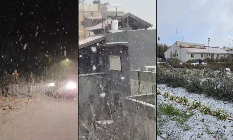 סופת "קורל" כאן ובמלוא העוצמה: שלג כבד בצפון עם שלל תיעודים מרהיבים מרחבי הארץ