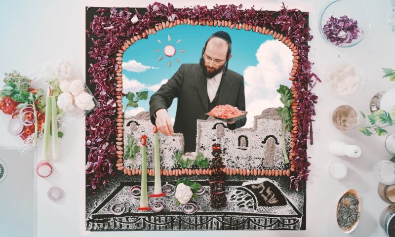כשאמנות חול פוגשת את קדושת השבת: אהרן ברנשטיין בקליפ עוצר נשימה