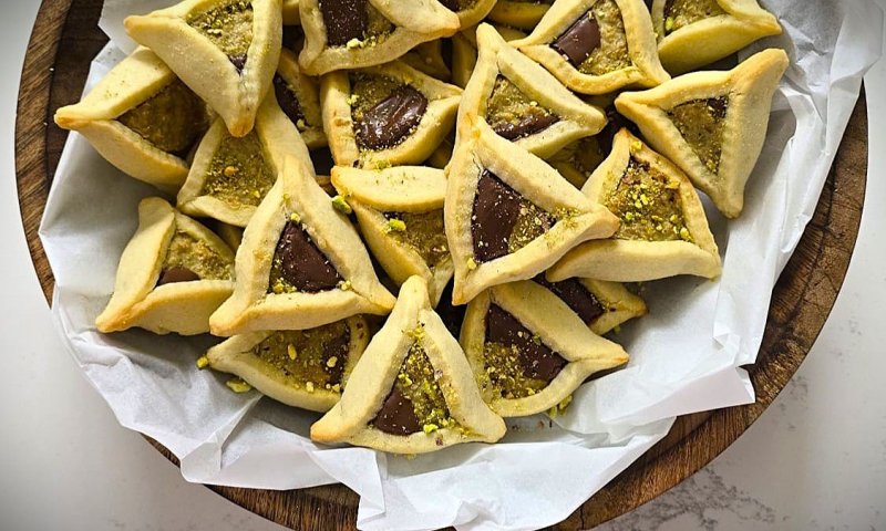 מתכון לאוזני המן במילוי שוקולד דובאי ממכרות 