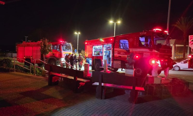 חדר מצברים עלה באש בבית חולים פוריה