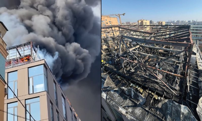 שריפה כילתה פנטהאוז יוקרתי: נזק של מיליוני דולרים
