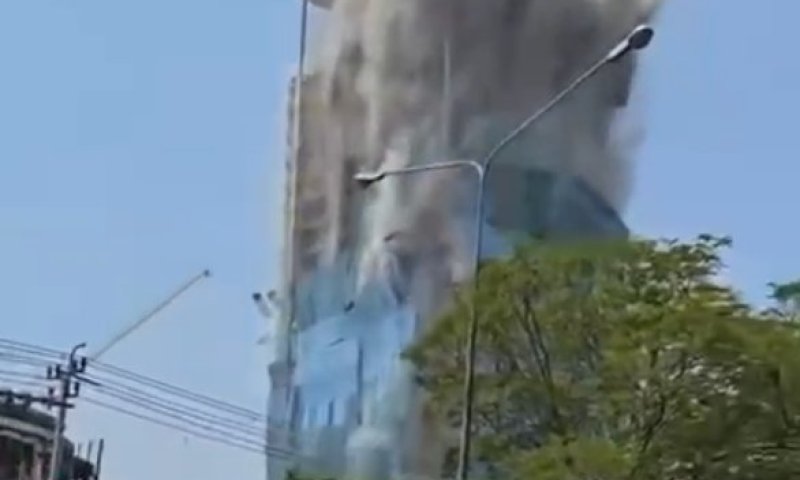 בניינים קרסו, אנשים נסים על נפשם: רעידת אדמה עוצמתית בתאילנד ומיניאמר