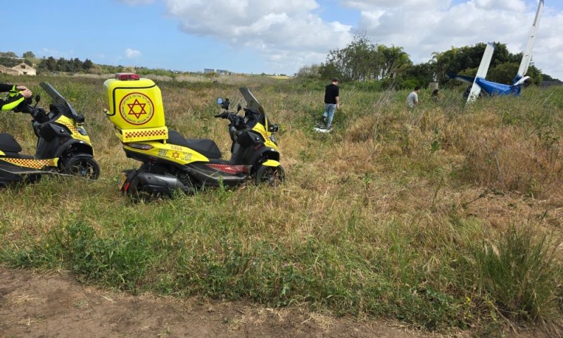 לא רק בחו"ל: מטוס קל ביצע נחיתת חירום בדרום הארץ