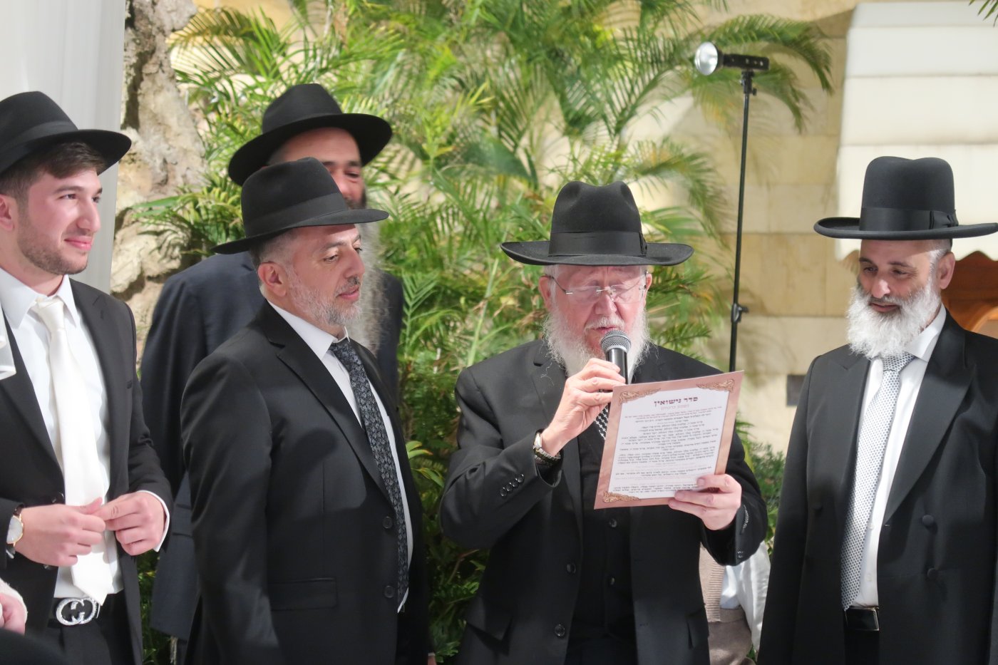 הגאון רבי צמח מאזוז בסידור קידושין