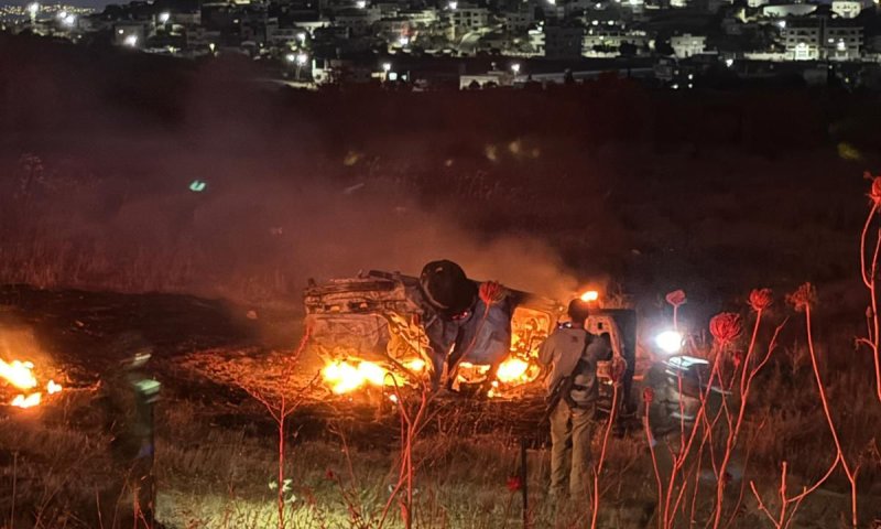 רכב הידרדר, התהפך ועלה באש: מספר נערים נפצעו, אחד באורח קשה