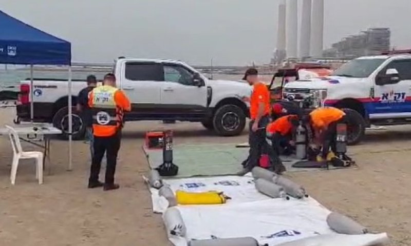 מתנדבי זק"א ממשיכים במאמצים לאיתור שרידי הקורבן בחופי חדרה