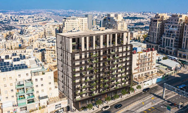 בלב האורבני של ירושלים: פרוייקט מגורים מבוקש ברף גבוה במיוחד