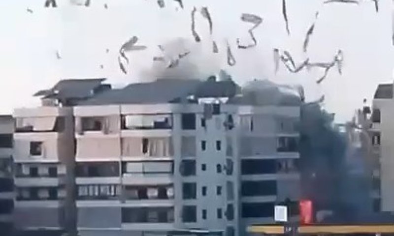 תיעוד נוסף מהתקיפה בביירות: כך זה נראה מקרוב