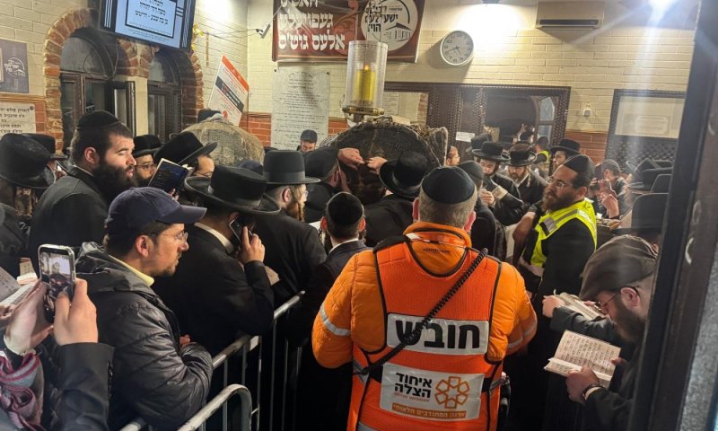 ההילולא בקערעסטיר: 193 איש קיבלו מענה רפואי מאיחוד הצלה