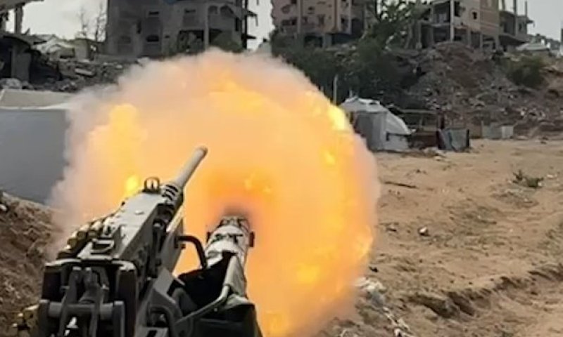 צפו ברגע השמדת מבנה ממולכד ברצועת עזה