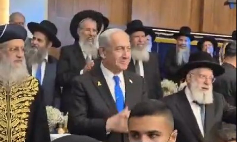 "לבנימין אמר ידיד ה' ישכון לבטח": כך התקבל נתניהו בעצרת יום ירושלים