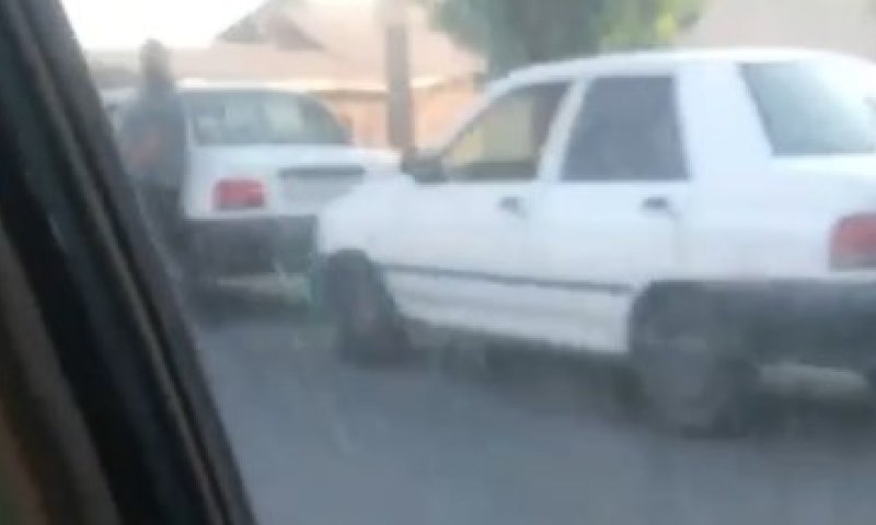תיעוד: תורים ענקיים לתחנות הדלק בטהראן 