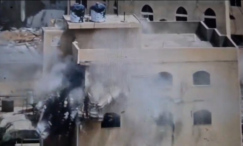 כך נראה חיסול ממוקד בעזה: רחפן נכנס לבית ומתפוצץ