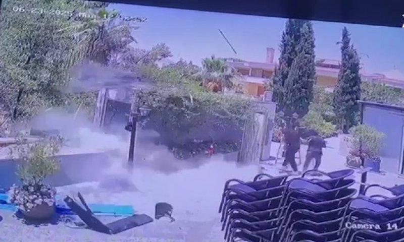 נשא ראש נפץ: כטב"ם איראני הופל בשמי ירדן | תיעוד