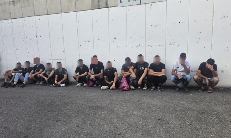13 שב"חים נתפסו סמוך לגני ילדים בטבריה