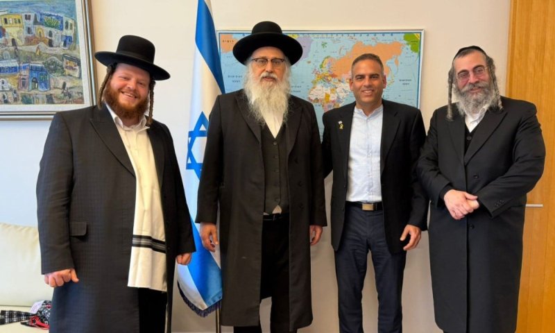 איחוד ברסלב נועדו עם המשנה למנכ"ל משרד החוץ וסיכמו: שיתוף פעולה היסטורי לקראת ראש השנה