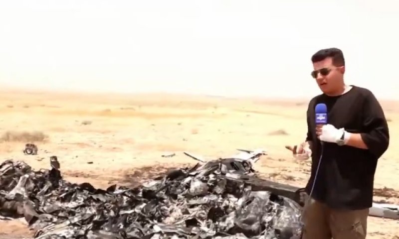 איראן מפרסמת סרטון של הפלת כטב"ם ישראלי