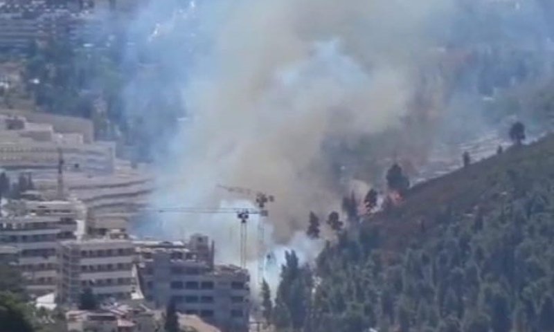 שוב פעם בירושלים: שריפה פרצה סמוך להר המנוחות