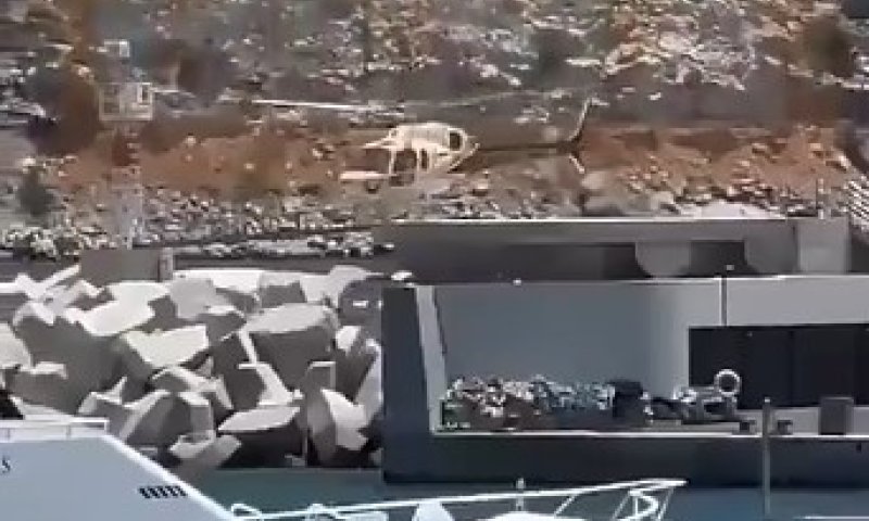 תיעוד: הטייס מאבד שליטה ומתרסק לתוך המים