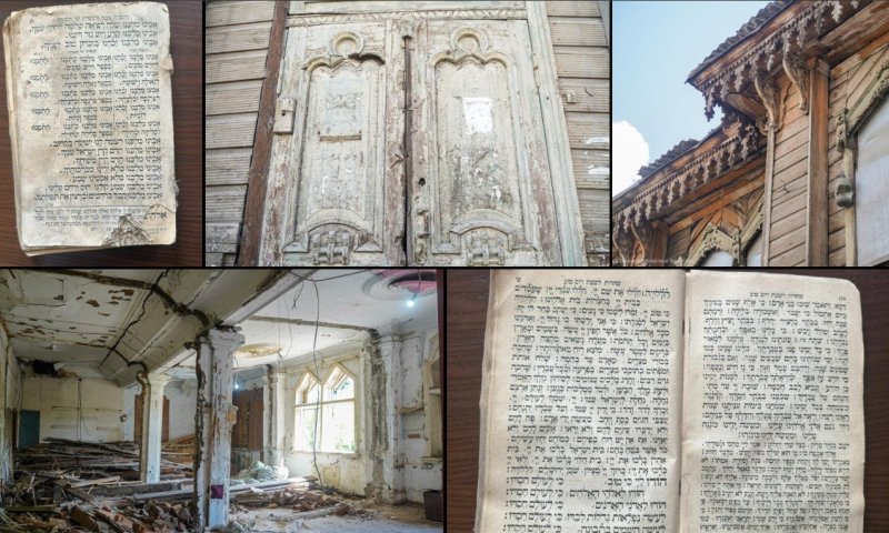 סידור נדיר בן 100 שנה התגלה בבית כנסת עתיק בסיביר שעובר שיפוץ