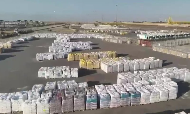 אין רעב בעזה: תכולתן של 950 משאיות סיוע ממתינות לחלוקה