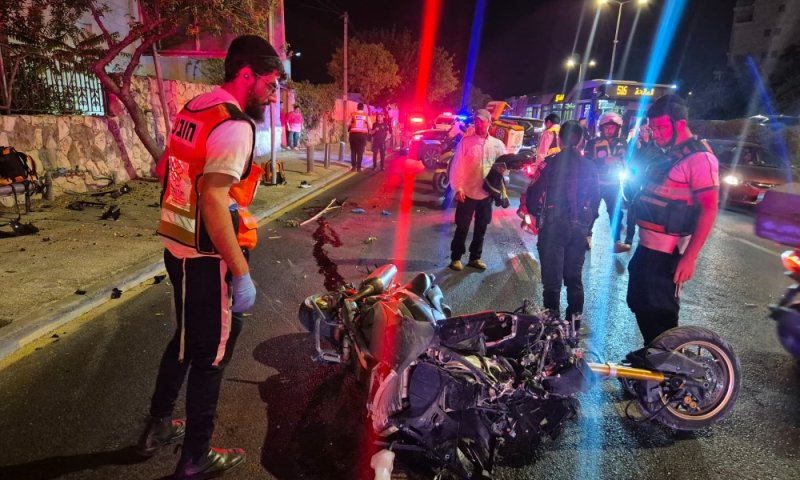 תאונה קטלנית: רוכב אופנוע נהרג בתאונה עצמית כתוצאה מהחלקה 