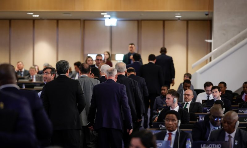 מהומה בשוויץ: יו"ר הכנסת דיבר - משלחות ערביות עזבו במחאה
